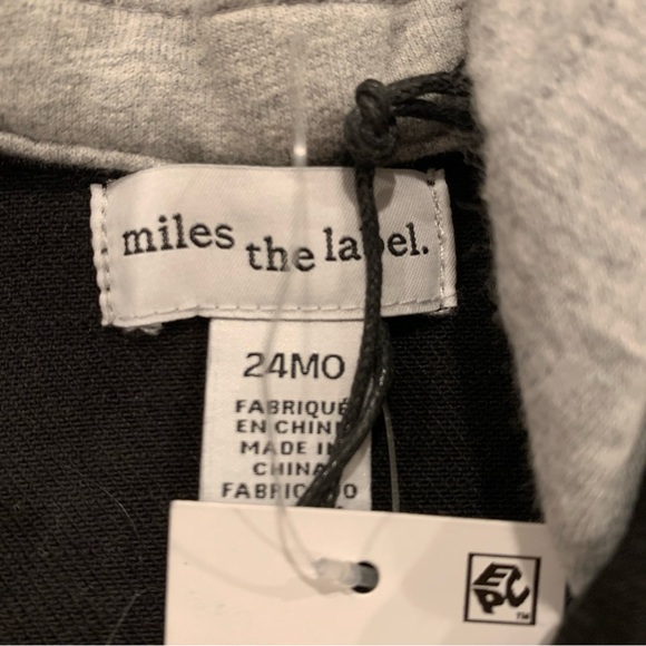 NWT Miles the Label Denim & fleece Jacket - 24 Months - Picture 4 of 7